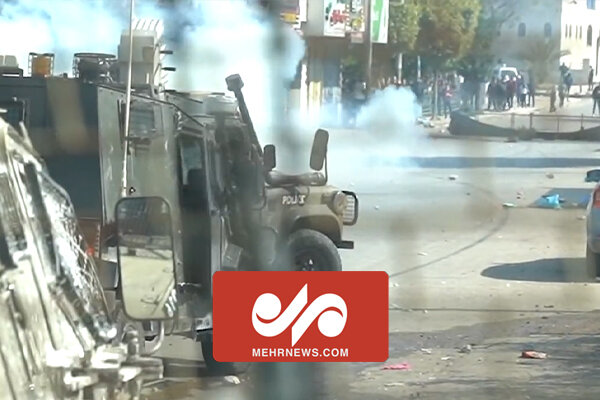 تصاویر دوربین‌ داخل خودرو نظامیان صهیونیست هنگام حمله به نابلس
