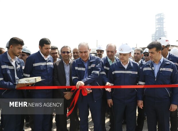 پروژه «استکر ریکلایمر» کارخانه صبا فولاد خلیج فارس افتتاح شد