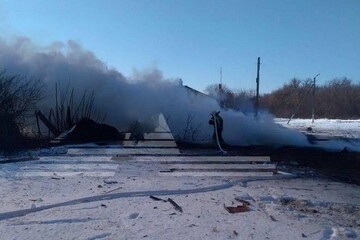 VIDEO: Russian Sukhoi-34 crashes in Donetsk region