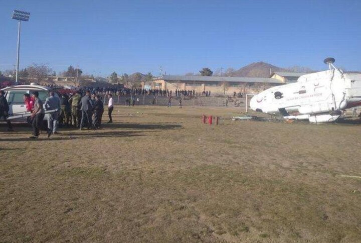 اما و اگرهای سقوط بالگرد در بافت/دلیل استفاده از بالگرد هلال احمر