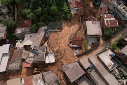۲ کشته در اثر توفان شدید و سیل در برزیل
