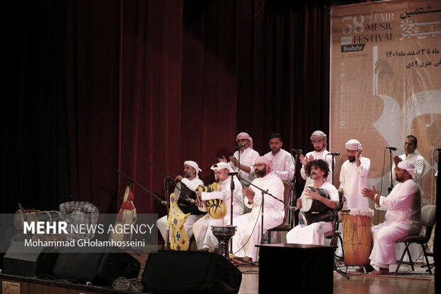 سی و هشتمین موسیقی فجر در بوشهر