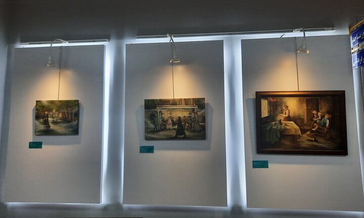 نمایش آوای زندگی در نقش و رنگ تابلوهای نقاشی