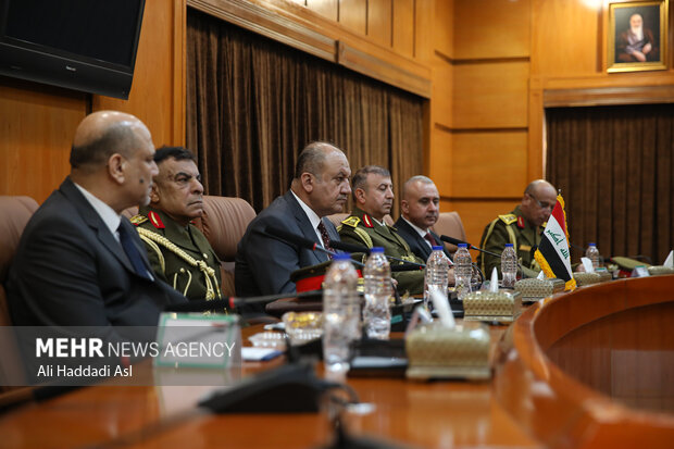 ثابت محمد سعید رضا، وزیر دفاع عراق در دیدار وزرای دفاع ایران و عراق حضور دارد