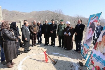 مدرسه ۲ کلاسه خیرساز در مناطق زلزله زده خوی کلنگ زنی شد