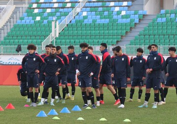 تذکر ماجدی به نمایندگان AFC در تمرین تیم فوتبال جوانان