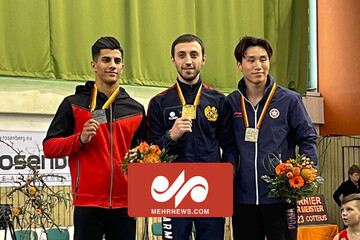 VIDEO: Iran gymnast snatches silver in Germany