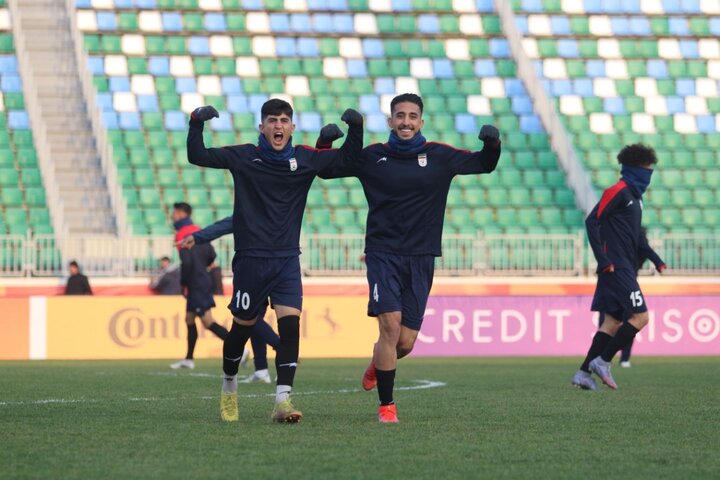 تذکر ماجدی به نمایندگان AFC در تمرین تیم فوتبال جوانان