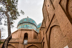 Historical Moshtaghie building in Kerman