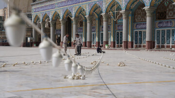 انجام ۱۵ کیلومتر چراغانی در مسجد مقدس جمکران