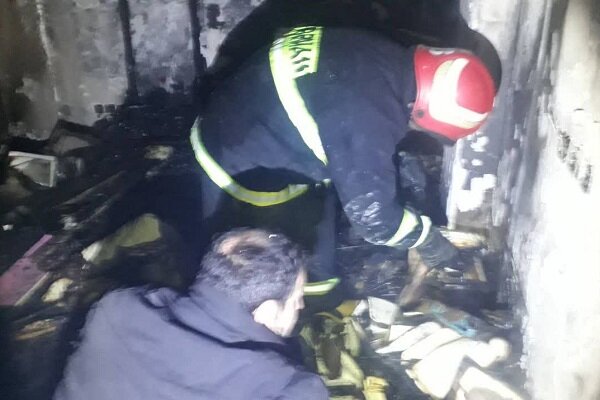 آتش‌سوزی منزل مسکونی در اردبیل/یک نفر فوت کرد