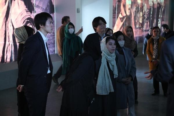 دانشجویان ژاپنی از موزه ملی انقلاب اسلامی بازدید کردند