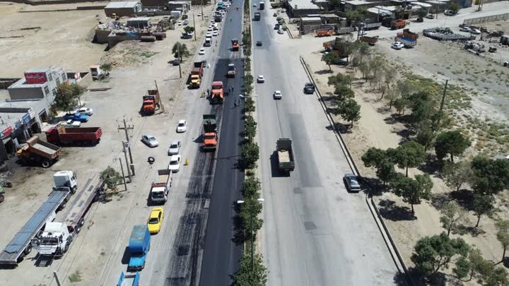 مناسب سازی معابر بازار میوه و تربار سرگذر همدان