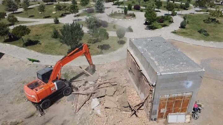 مناسب سازی معابر بازار میوه و تربار سرگذر همدان