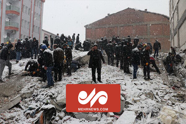 لحظه فرار مردم هنگام وقوع زلزله شدید در ترکیه