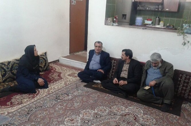 نمایندگان معاون رئیس جمهور با خانواده جانبازان بوشهری دیدار کردند