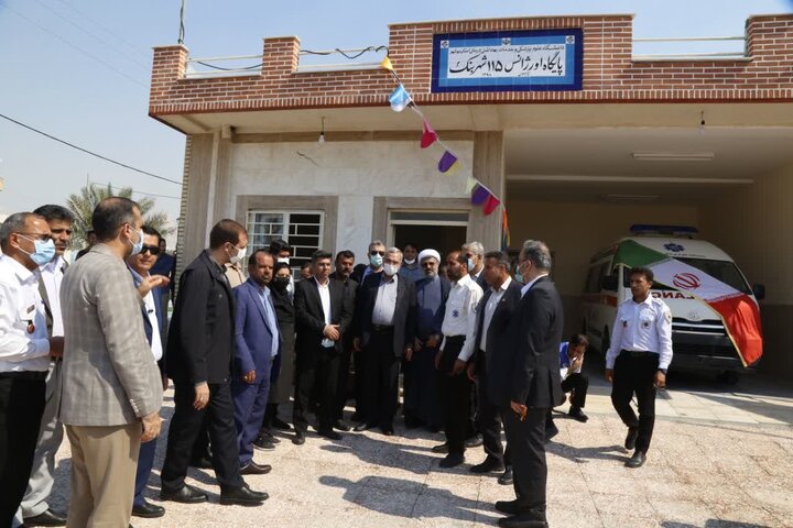 افتتاح پایگاه اورژانس در شهرستان کنگان