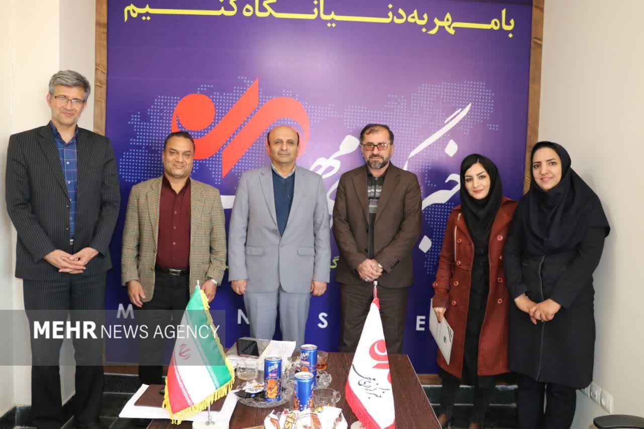 مدیرکل منابع طبیعی اصفهان از خبرگزاری مهر بازدید کرد 2