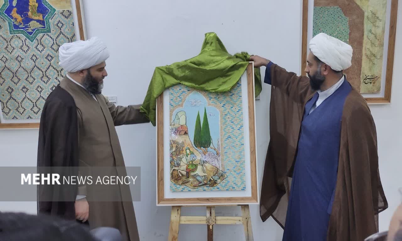 تابلو،حجاب،حضرت،الاسلام،حجت،نگارگري،نيك،فاطمه،نژاد،حسين،امام
