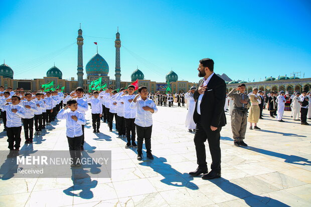 مسجد جمکران میں "سلام فرماندہ 2" کی ریکارڈنگ+تصاویر
