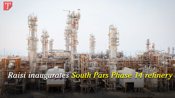 Raisi inaugurates South Pars Phase 14 refinery