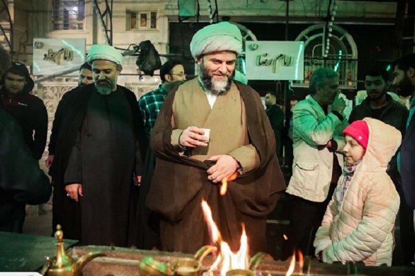 حضور حجت‌ الاسلام قمی در جشن مردمی نیمه شعبان