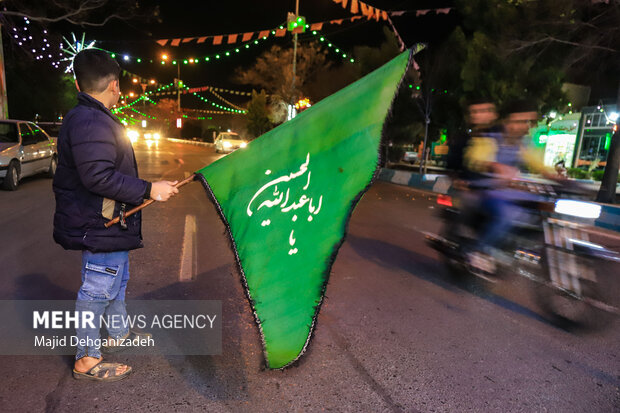 استقبال از نیمه شعبان در یزد