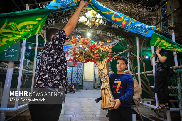 استقبال از نیمه شعبان در یزد