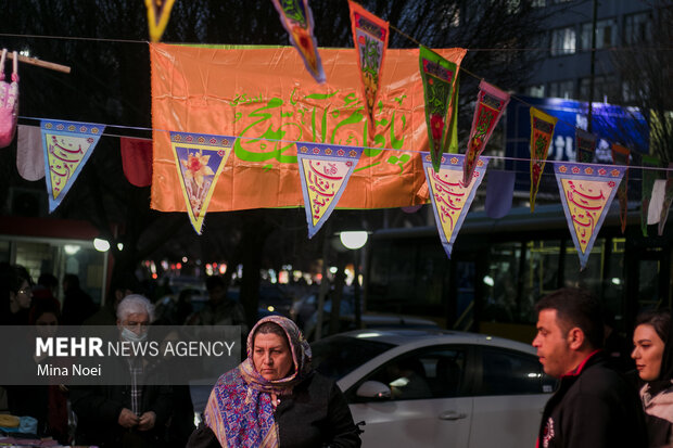 آذین بندی و تزیین شهر تبریز به مناسبت نیمه شعبان