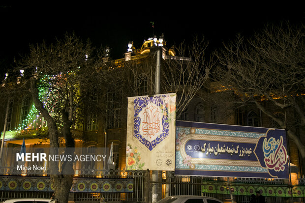 Decorating Tabriz city for Mid-Sha'ban celebrations
