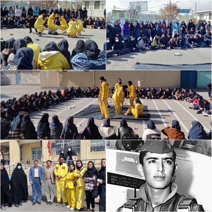 نمایش «از خاک برگشته» در دبیرستانهای دخترانه الیگودرز اجرا شد