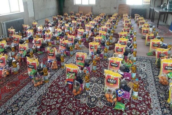 ۱۶۰۰ بسته معیشتی بین نیازمندان کردکوی توزیع شد