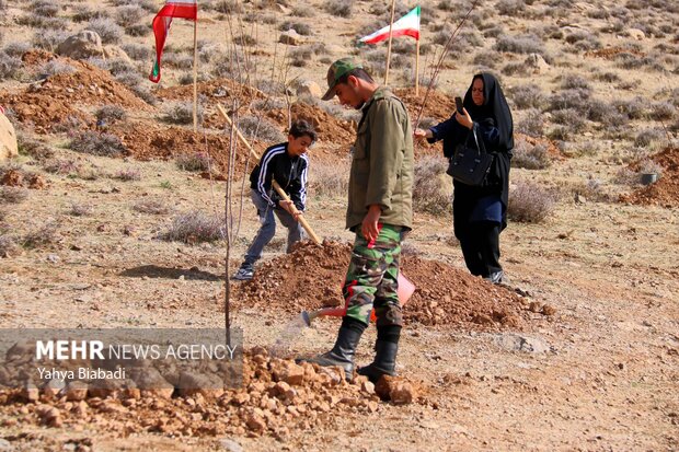 مراسم روز درختکاری در کرمانشاه