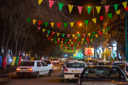 جشن خیابانی مردم خرمشهر در نیمه شعبان