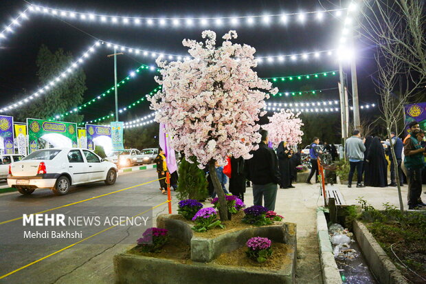 مراسم احیای نیمه شعبان در گلستان برگزار می شود