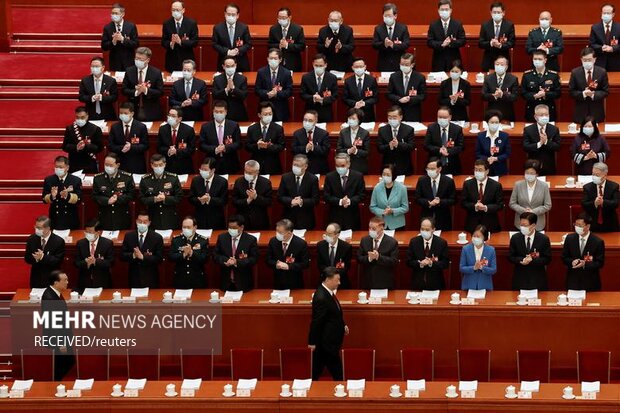صحنه‌هایی از نشست‌های سیاسی چین