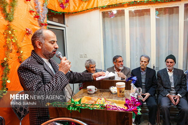 جشن نیمه شعبان در خانه ای با قدمت 70 سال