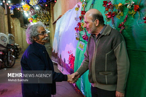 جشن نیمه شعبان در خانه ای با قدمت 70 سال