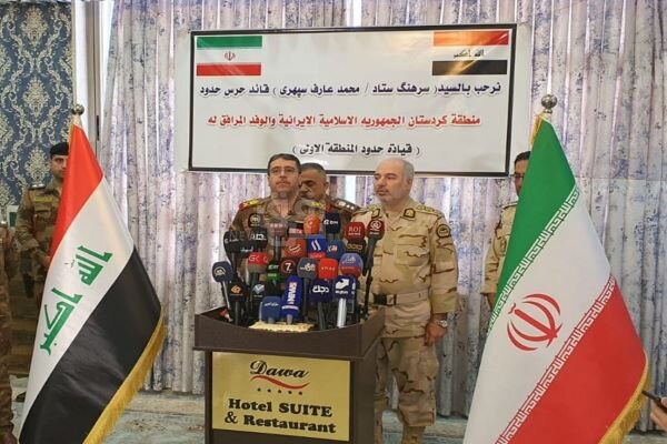 Senior Iran, Iraq border guard cmdrs hold security meeting 