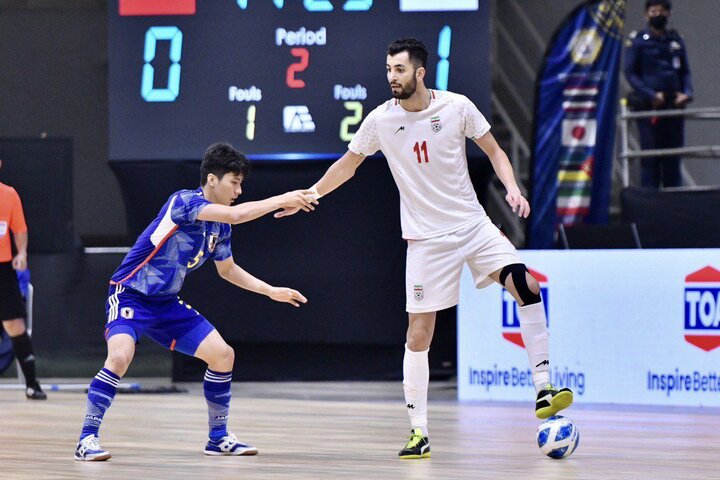 تصاویری از دیدار تیم ملی فوتسال ایران مقابل ژاپن