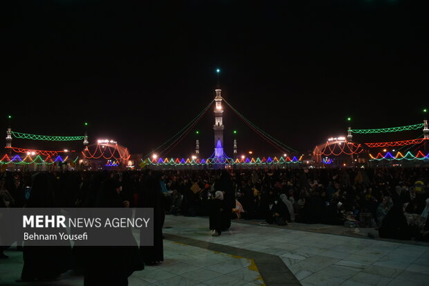 مسجد جمکران میں نیمه شعبان کا جشن جاری، تازہ ترین تصاویر
