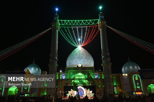 مسجد جمکران میں نیمه شعبان کا جشن جاری، تازہ ترین تصاویر
