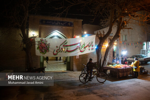 حال و هوای شهر قزوین در شب نیمه شعبان