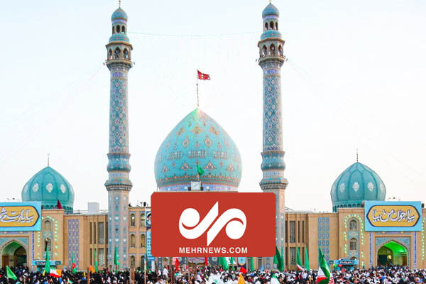 تصاویری از حال و هوای مسجد مقدس جمکران در آستانه جشن نیمه شعبان