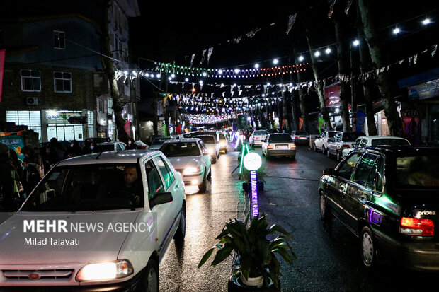 جشن نیمه شعبان در فومن