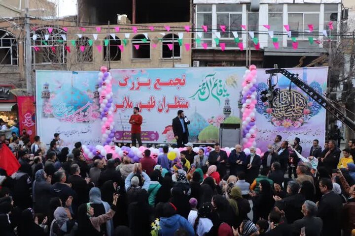 سنگ تمام ملایریها در جشن بزرگ میلاد سراسر سعادت منجی عالم بشریت