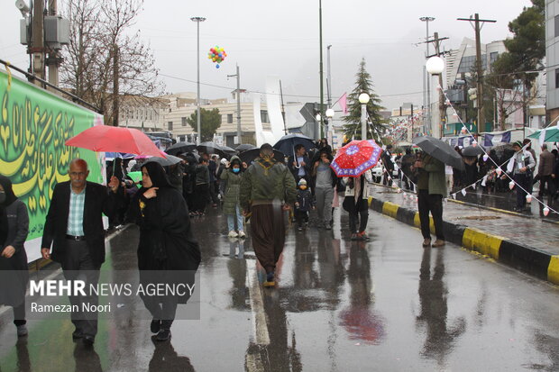 جشن ۱۰ ساعته نیمه شعبان در ایلام