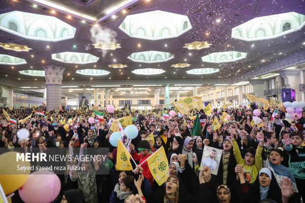 حضور پر شور خانواده های تهرانی در جشن «به عشق مهدی» مصلای تهران