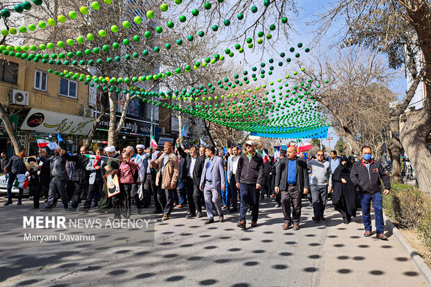 همایش پیاده‌روی نیمه شعبان در بجنورد