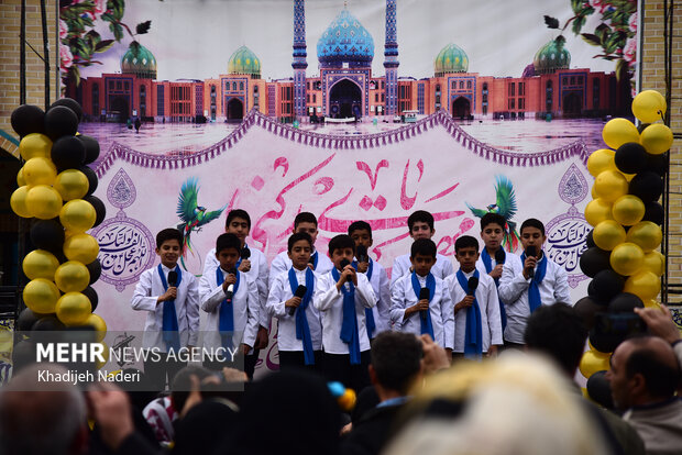 جشن نیمه شعبان در منطقه گلستان اهواز 